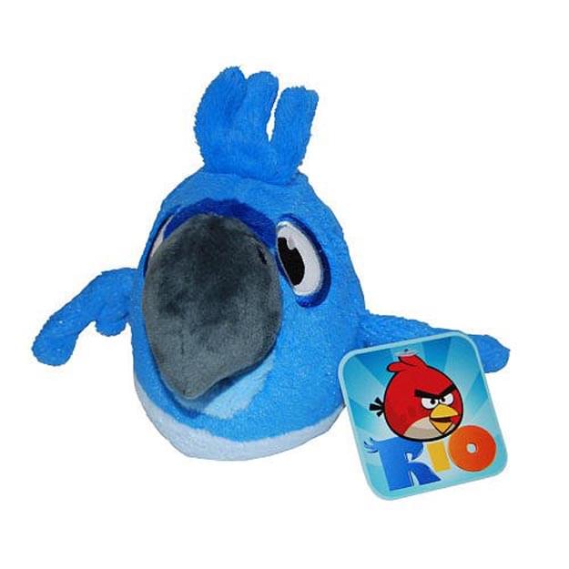 Angry Birds Rio Blu Bird 5 Basic Plush